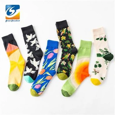 Șosete colorate din bumbac pentru bărbați