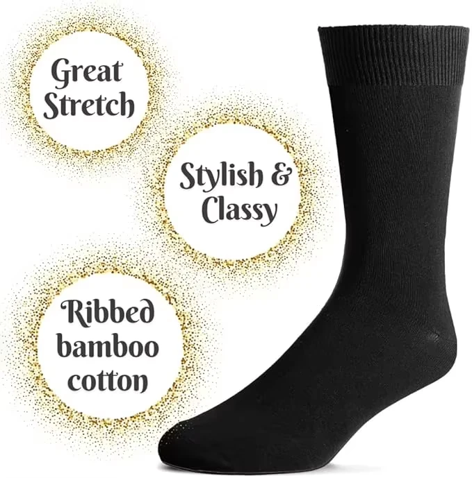 Wholesale Custom Logo Crew Bamboo Socks best